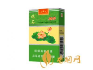 硬盒荷花钻石烟多少钱一包 硬盒荷花香烟价格表和图片