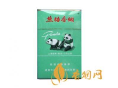 上海熊猫香烟图片价钱大全一览表
